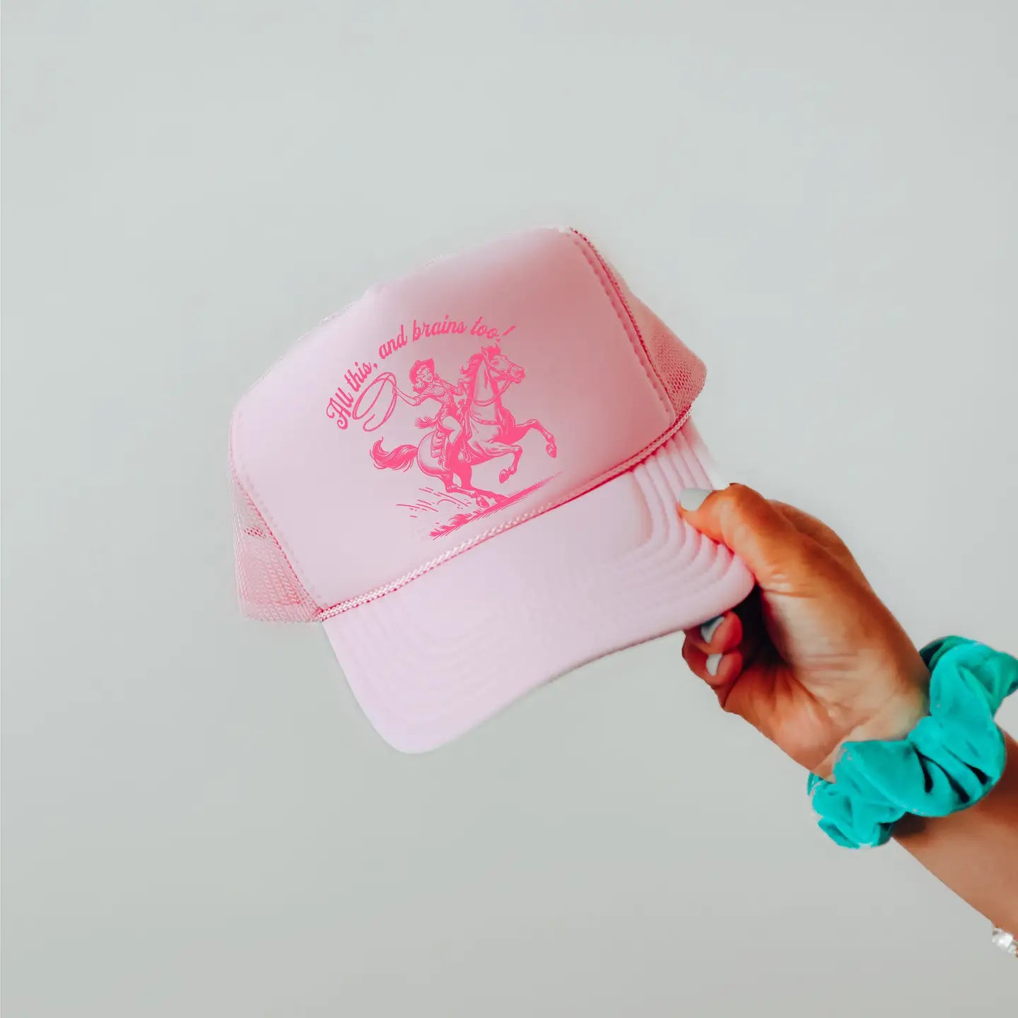 All This and Brains Too Trucker Hat