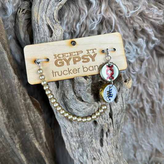 Trucker Hat Chain Band Bottle Caps & Beads