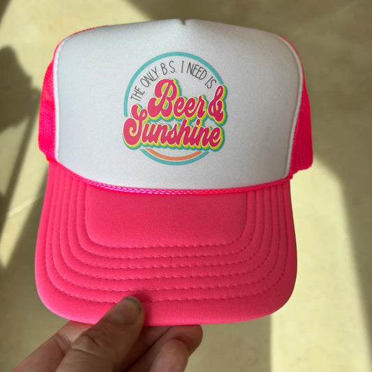 Beer & Sunshine Trucker Hat