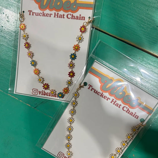 Daisy Trucker Hat Chain | Hat Band | Hat Chain | Cap Jewelry