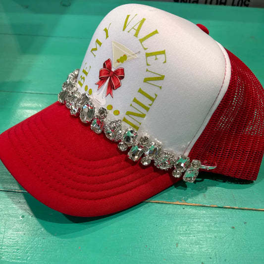 Jumbo Rhinestone Trucker Chain | Hat Jewelry | Sparkle