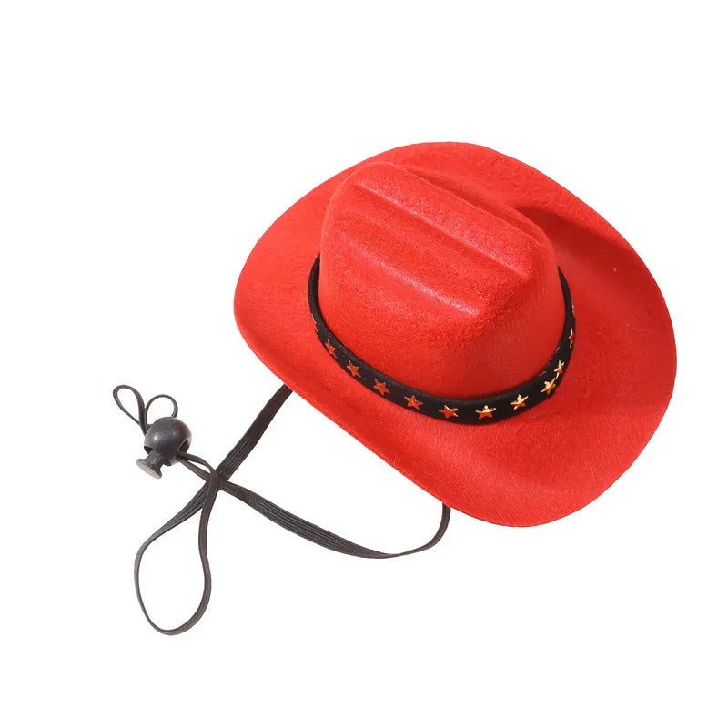 Pet Dog Cat Cowboy Hat For Small Medium Dog