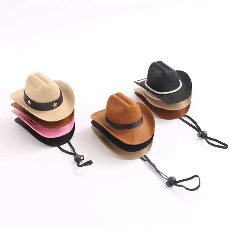 Pet Dog Cat Cowboy Hat For Small Medium Dog