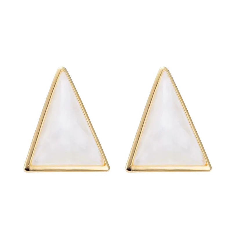 Retro Style Geometric Triangle  Earrings
