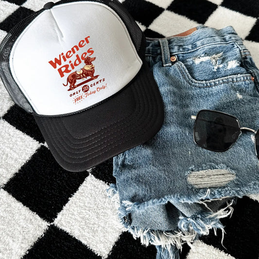 Weiner Rides Trucker Hat