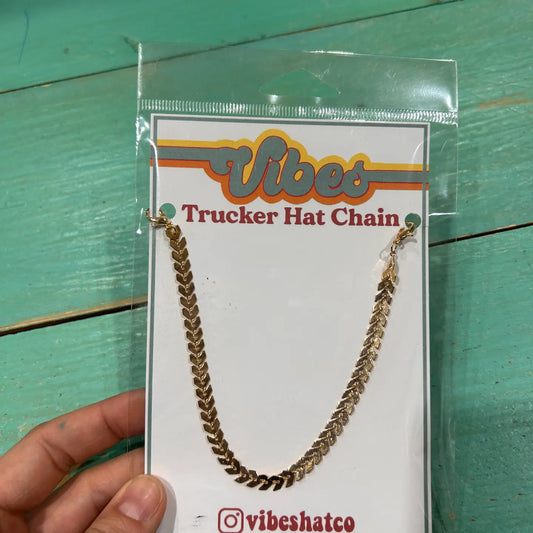 Gold Arrow Trucker Chain | Hat Band | Hat Chain |Cap Jewelry